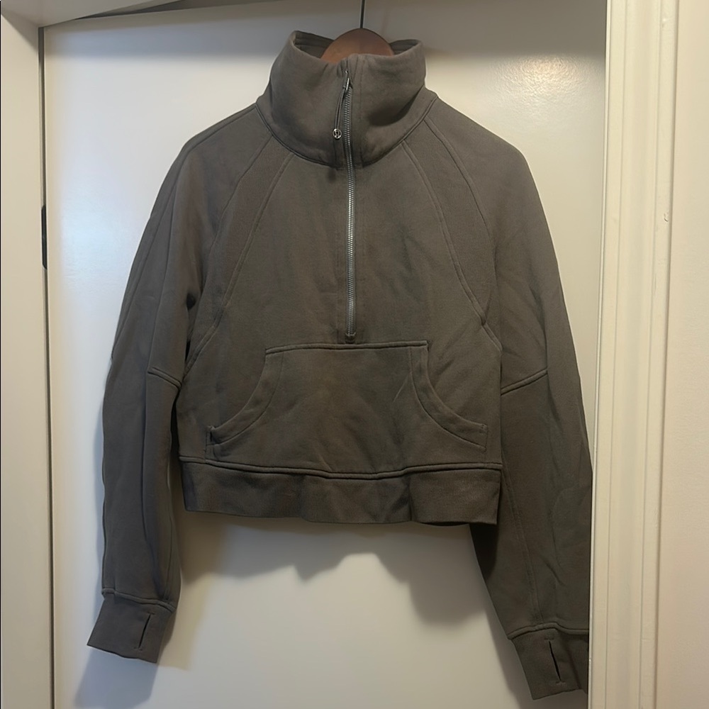 Lululemon Scuba Half-Zip Hoodie (brown)